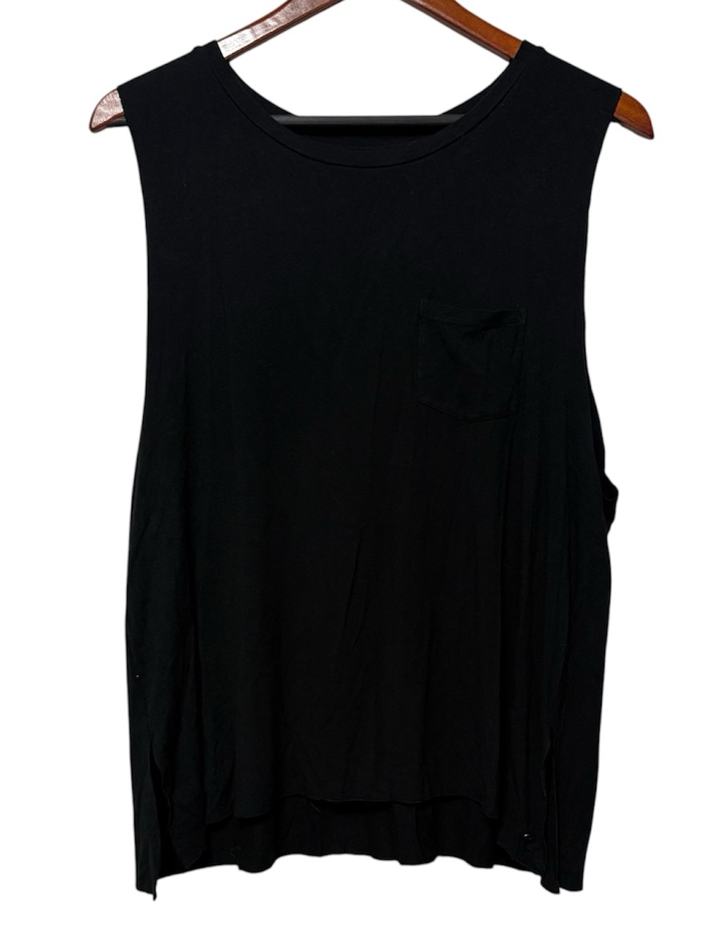 American Eagle Outfitters Soft & Sexy T Tank Top Black Women’s Medium Distressed